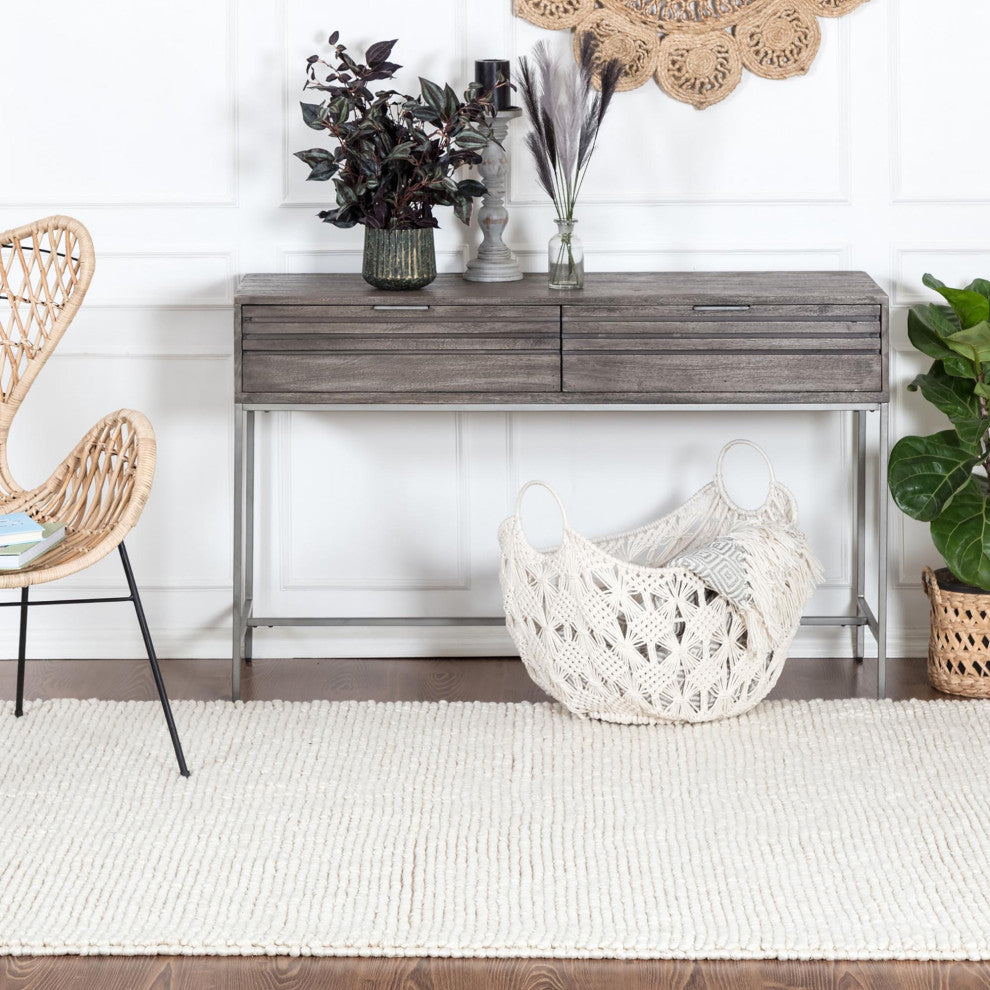 Cloudveil Ivory Rug, 7'6"x9'6"