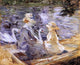 Berthe Morisot On the Lake in the Bois de Boulogne Wall Decal Print