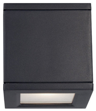 WAC Lighting Rubix LED Outdoor Up and Down Wall Light, Black