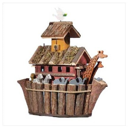 Wood Noah Ark''s Birdhouse