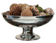 Brass Centerpiece Bowl, Nickel Finish