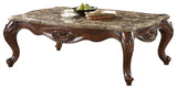 ACME Jardena Coffee Table, Marble and Cherry Oak