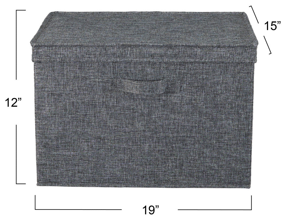 Wide KD Storage Box With Lid Box