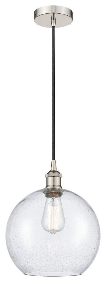 Innovations 616-1P-PN-G124-10-LED 1-Light Mini Pendant, Polished Nickel