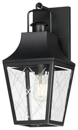Maxim 30362 Storybook 18" Tall Outdoor Wall Sconce - Black