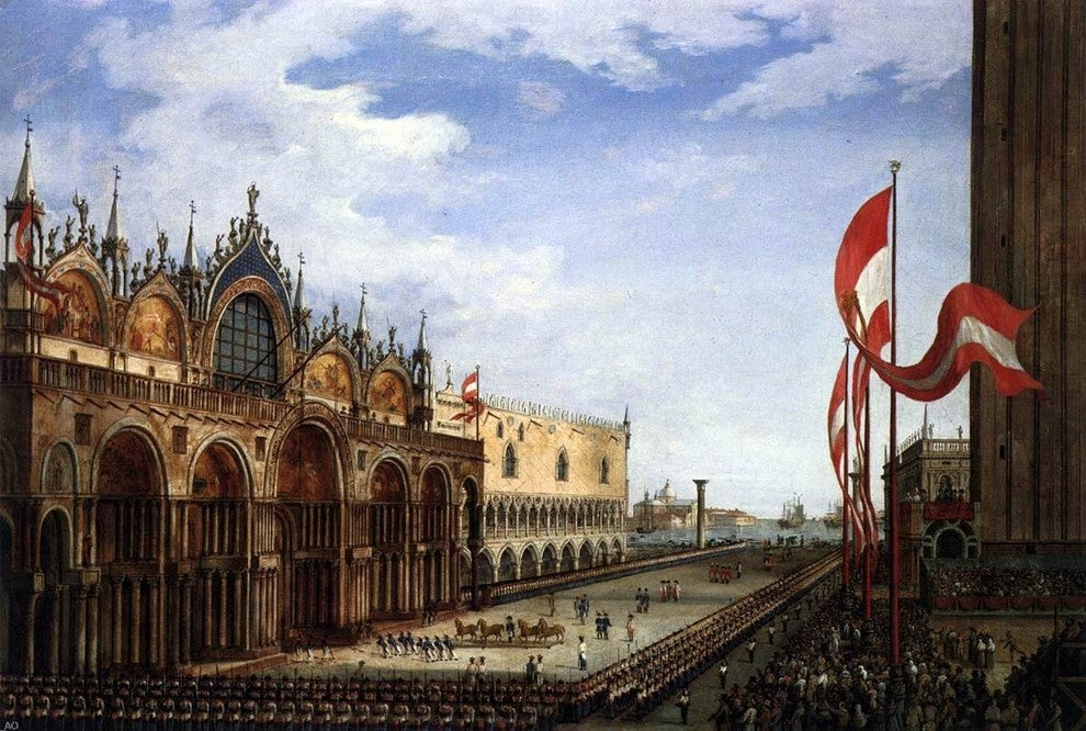 Vincenzo Chilone The Return of the Horses of San Marco Wall Decal