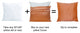 Chevron Jacquard Valance and Pillow Shell Sets , Burnt Orange, 20" X 20" / 56" X