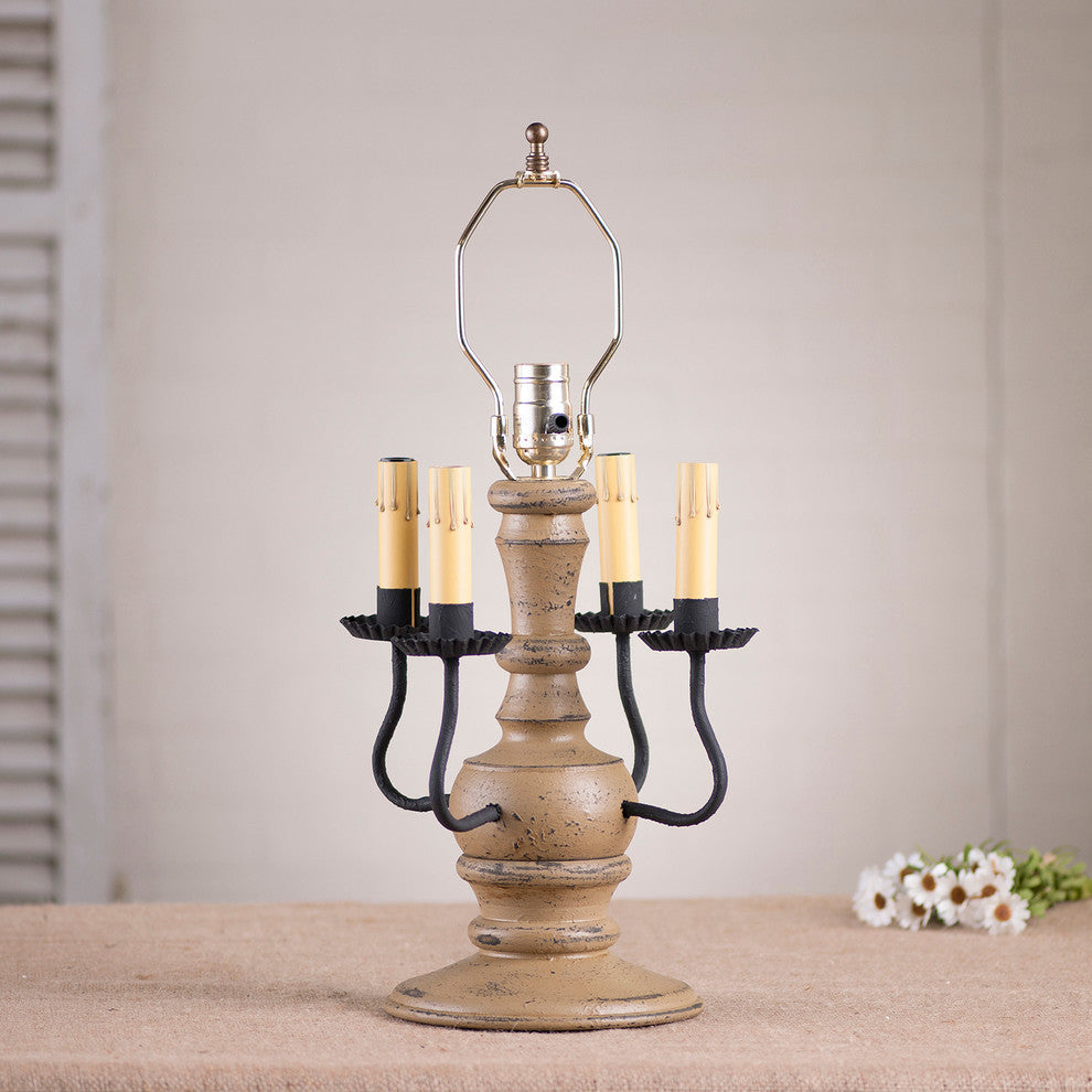 Cedar Creek Lamp Base, Pearwood
