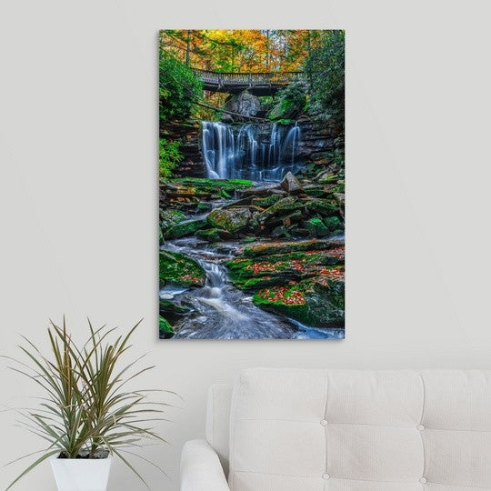 "Elakala Falls" Wrapped Canvas Art Print, 18"x30"x1.5"