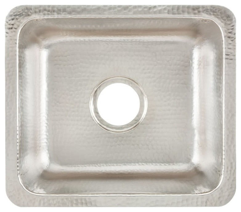 Thompson Traders KPU-1715 Rivera 17" Single Basin Bar Sink for - Hammered