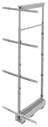 Adjustable Solid Surface Pantry System for Tall Pantry Cabinets, Gray, 10.25"