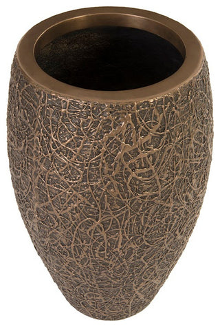 String Theory Planter, Bronze, Small
