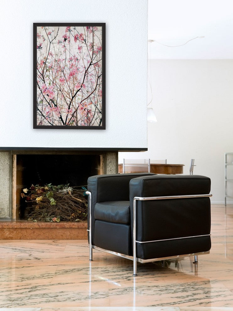 "Pink Blossoms" Framed Painting Print, 24x36