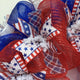 Three Cheers For The Red White And Blue Patriotic Ribbon Deco Mesh Wreath, 28 In