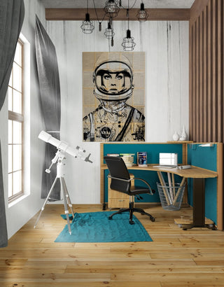 Epic Graffiti "Orbit" by Loui Jover, Giclee Canvas Wall Art, 26"x40"