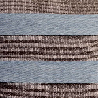 Pillow Decor - Brackendale Stripes Sea Blue Rectangular Throw Pillow