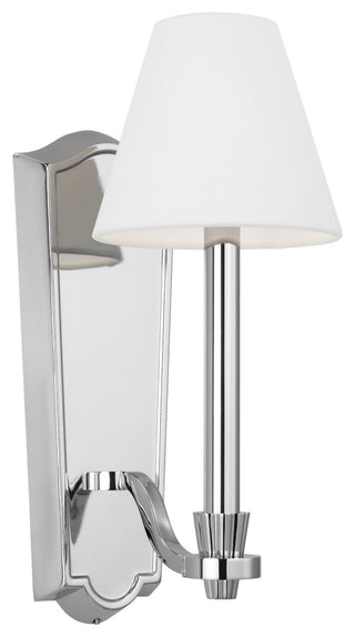 Paisley Tall Sconce, Polished Nickel