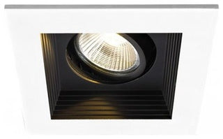 Mini Multiple LED Single-Light Remodel Housing, and-Light 4000K Narrow, Black