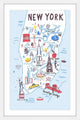 "That's New York" Framed Painting Print, 24"x36"