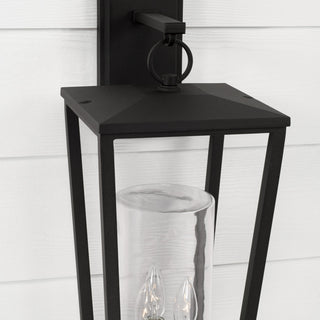 Capital Lighting 948131 Elliott 3 Light 24" Tall Wall Sconce - Black