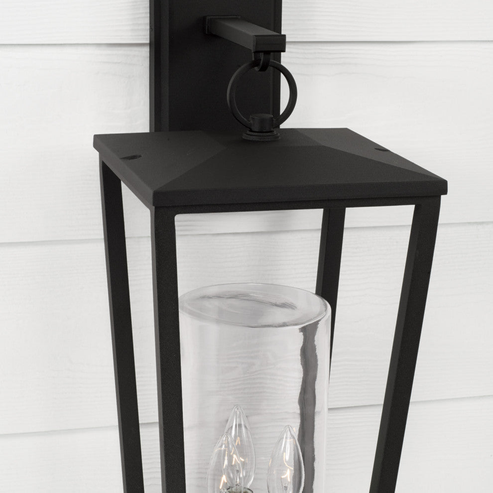 Capital Lighting 948131 Elliott 3 Light 24" Tall Wall Sconce - Black