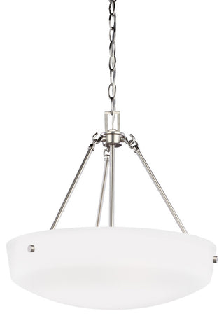 Generation Lighting 6615203 Kerrville 3 Light 19"W Pendant - Brushed Nickel
