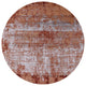 Ahgly Company Indoor Round Mid-Century Modern Area Rugs, 3' Round