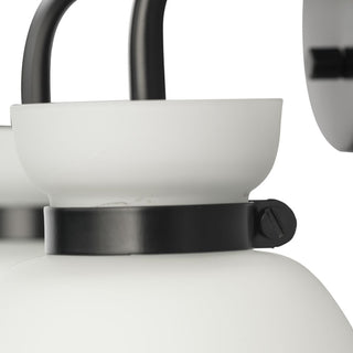 Lexie Collection Contemporary Vanity Light, Matte Black