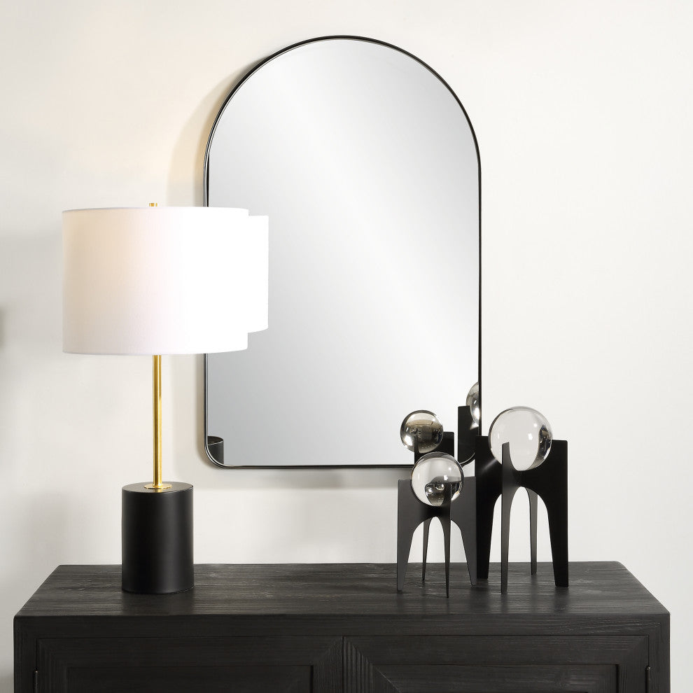 34 X 22 Modern Arch Top Mirror