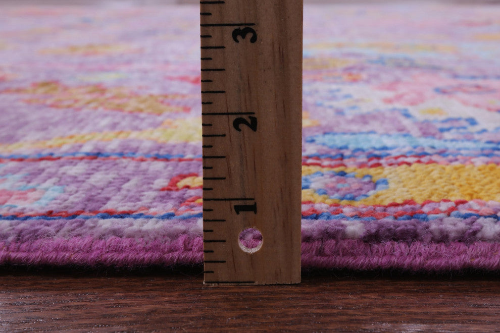Hand Knotted Turkish Oushak Wool Rug 8' 4" X 9' 11" - Q14848