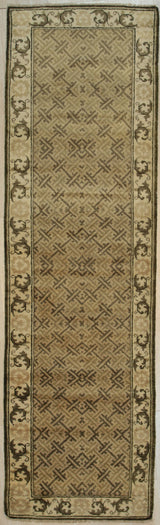 Green Transitional All Over Ningxia Area Rug