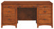 7 Drawer Desk, Warm Cherry
