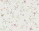 Best of Vlies, Floral Patterns Modern Classic Stripes White Wallpaper Sample