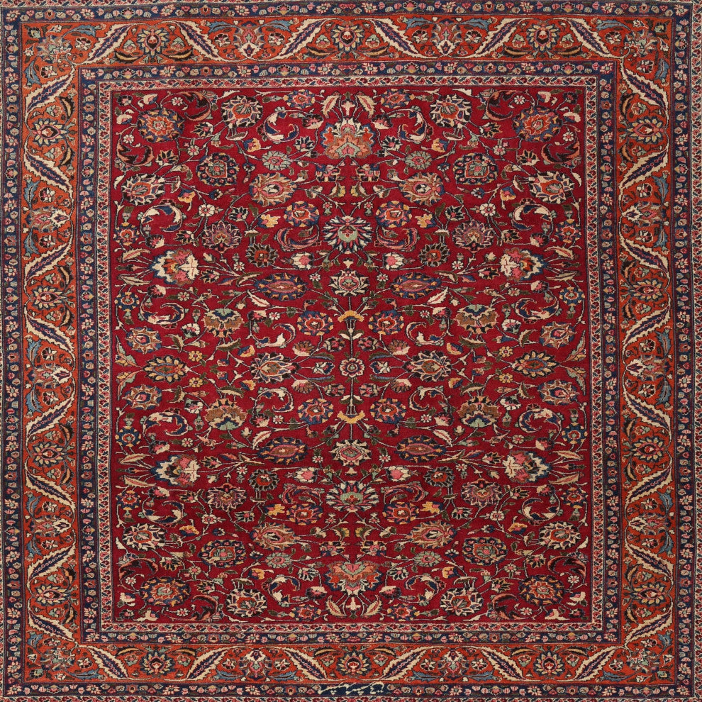 Ahgly Company Indoor Square Traditional Area Rugs, 3' Square