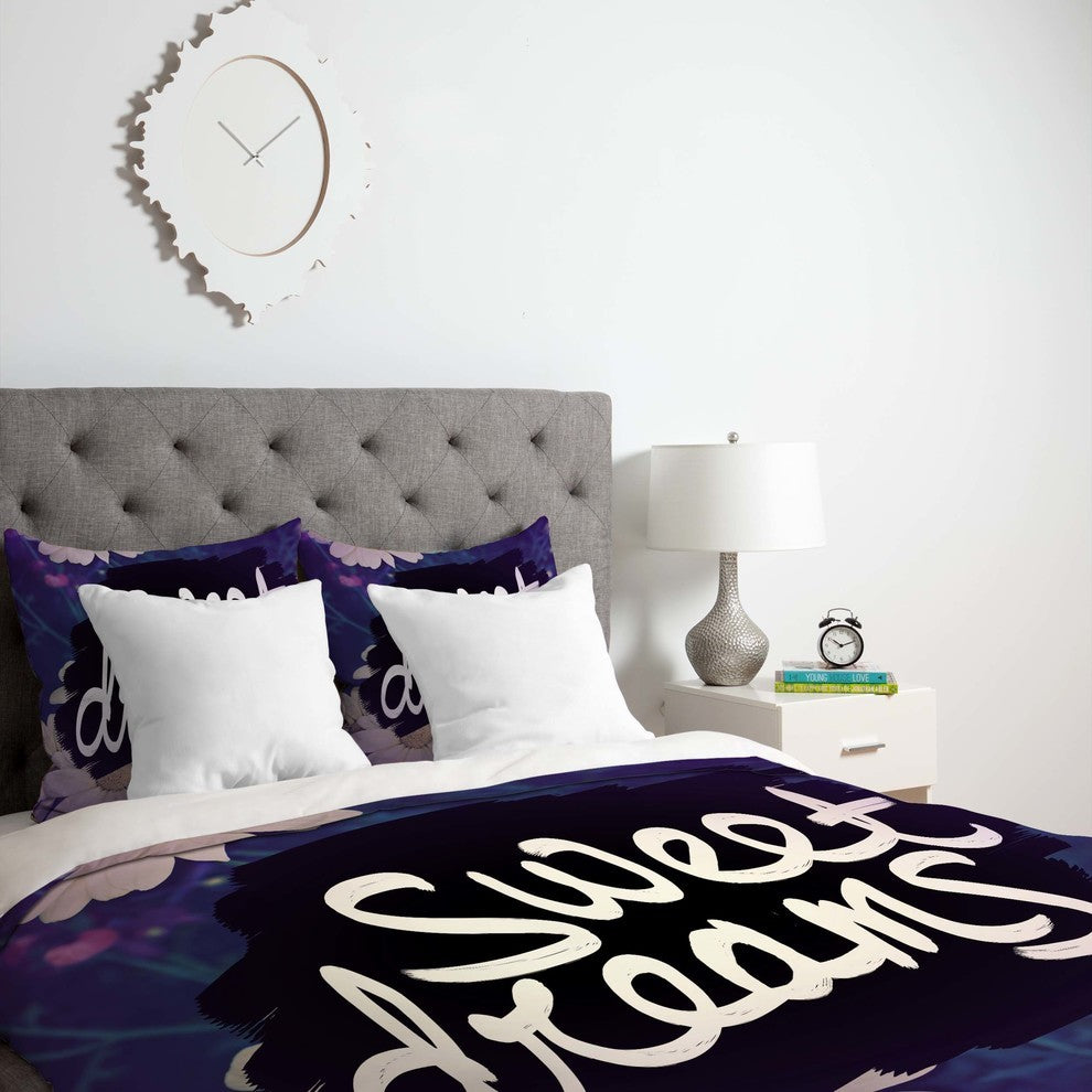 Deny Designs Leah Flores Sweet Dreams 1 Duvet Cover - Lightweight