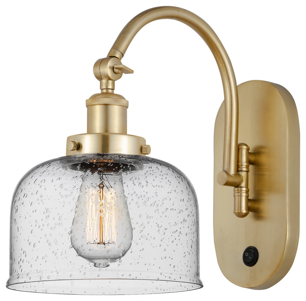 Bell Sconce, Satin Gold, Seedy, Seedy