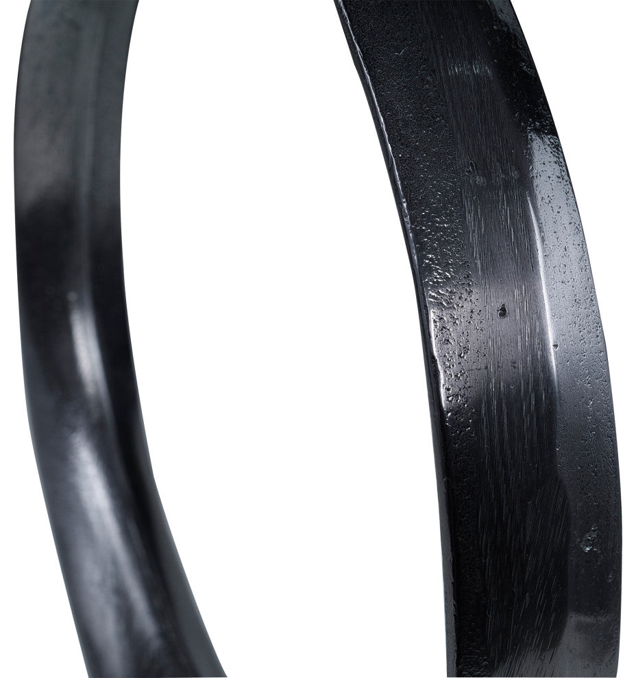 Uttermost Orbits Black Ring Sculptures, 2-Piece Set