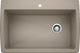 Blanco 441287 22"x33.5" Granite Single Dual-Mount Kitchen Sink, Truffle