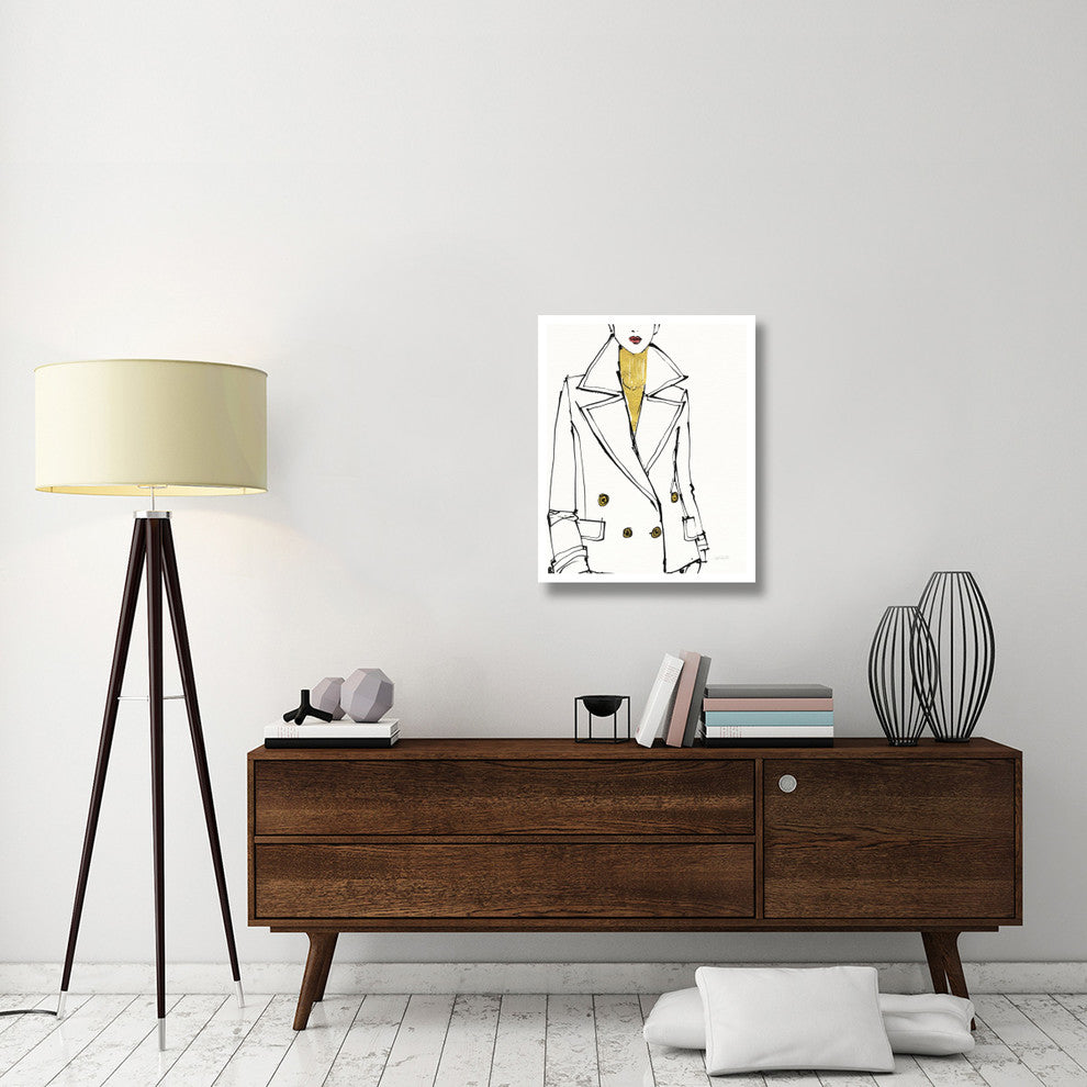 "Fashion Strokes I no Splatter" Digital Paper Print by Anne Tavoletti, 24"x30"