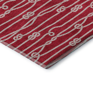 Addison Premium Washable Mayfield AMF152 Red 5' x 7'6" Rug