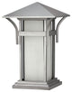 Hinkley Harbor Large Pier Mount Lantern, Titanium