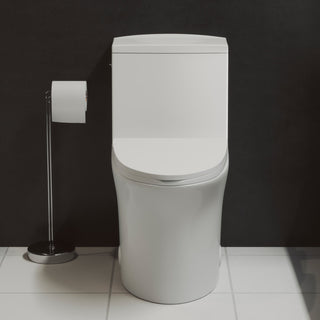 Hugo One Piece Elongated Toilet, Touchless