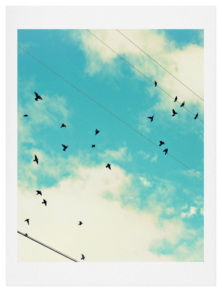 Deny Designs Shannon Clark Blue Skies Ahead Art Print