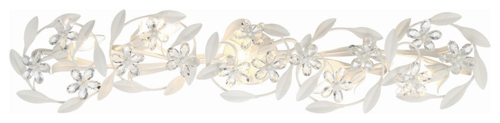 Crystorama Lighting Group MSL-305 Marselle 5 Light 42"W Vanity - Matte White