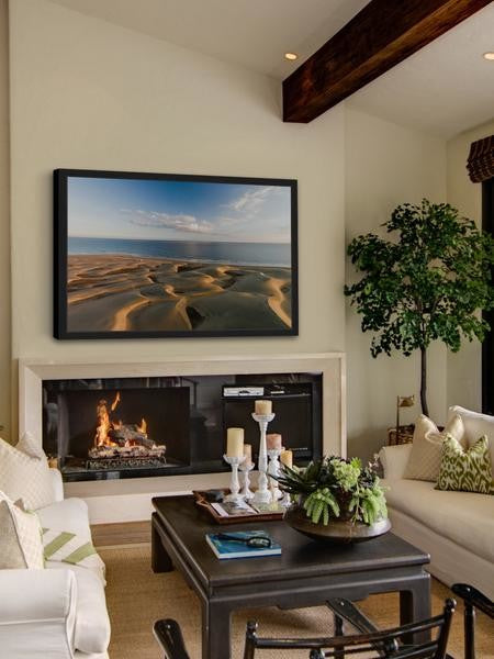 "Waves in the Sand II" Framed Painting Print, 45"x30"
