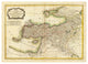 "Turquie d'Asie, 1791" Digital Paper Print by Rigobert Bonne, 32"x23"