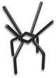 TeePee Fire Pit Grate, 17" Tall