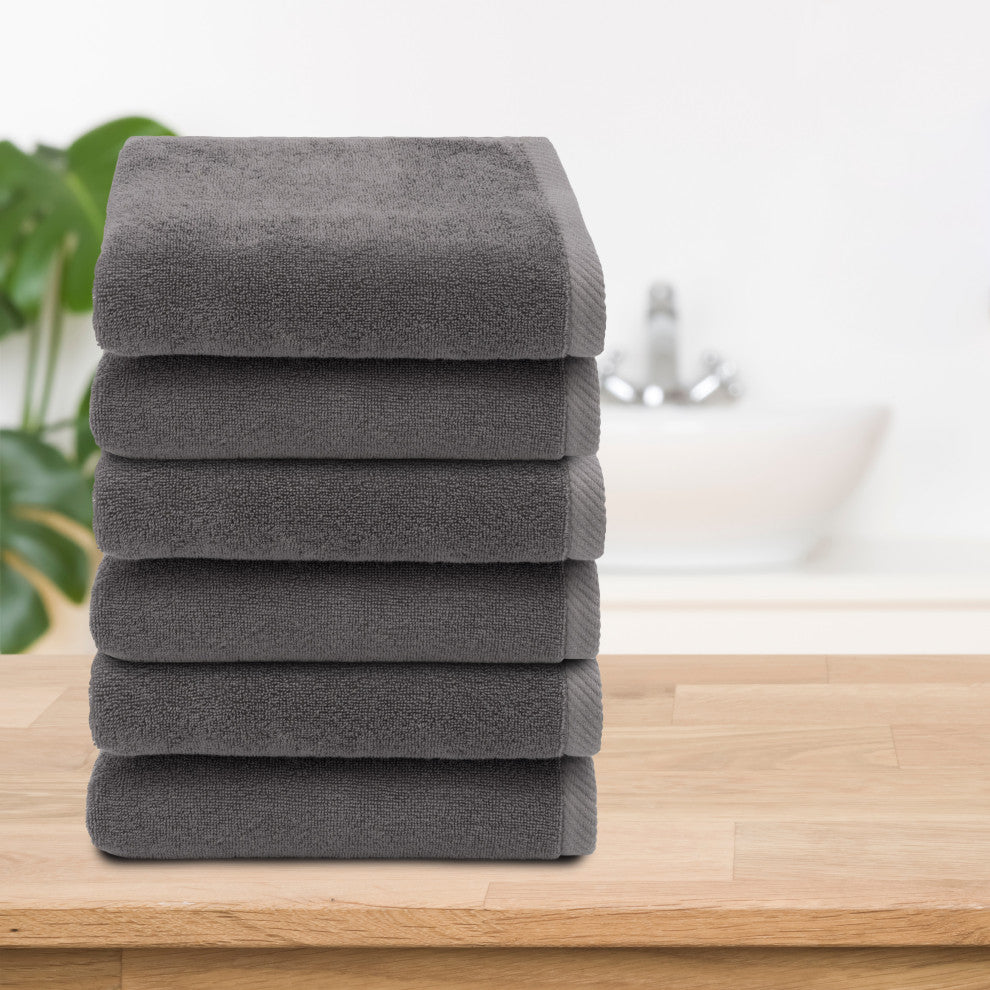 Linum Home Textiles 100% Turkish Cotton Ediree Hand Towels (Set of 6)