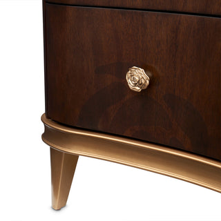 Camellia Field Dresser With Mirror, Warm Pecan
