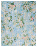 Safavieh Barbados Collection Indoor-Outdoor, BAR522 Rug, Light Blue/Green, 8'x10'5"